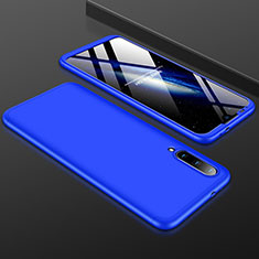 Handyhülle Hülle Hartschalen Kunststoff Schutzhülle Tasche Matt Vorder und Rückseite 360 Grad Ganzkörper P01 für Xiaomi Mi A3 Blau