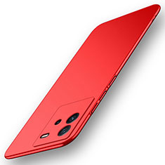 Handyhülle Hülle Hartschalen Kunststoff Schutzhülle Tasche Matt YK1 für Vivo iQOO Neo6 SE 5G Rot