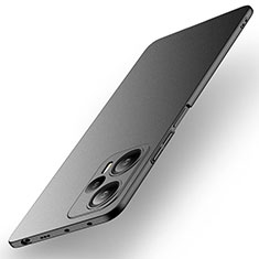 Handyhülle Hülle Hartschalen Kunststoff Schutzhülle Tasche Matt YK1 für Xiaomi Poco F5 5G Schwarz