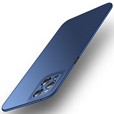 Handyhülle Hülle Hartschalen Kunststoff Schutzhülle Tasche Matt YK4 für Oppo Find X3 Pro 5G Blau