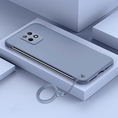 Handyhülle Hülle Hartschalen Kunststoff Schutzhülle Tasche Matt YK4 für Xiaomi Redmi 10X 5G Lavendel Grau