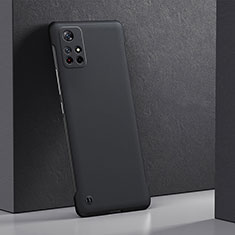 Handyhülle Hülle Hartschalen Kunststoff Schutzhülle Tasche Matt YK4 für Xiaomi Redmi Note 11 Pro+ Plus 5G Schwarz