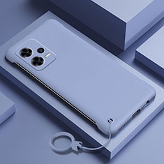 Handyhülle Hülle Hartschalen Kunststoff Schutzhülle Tasche Matt YK4 für Xiaomi Redmi Note 12 Explorer Lavendel Grau