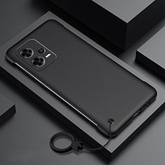 Handyhülle Hülle Hartschalen Kunststoff Schutzhülle Tasche Matt YK4 für Xiaomi Redmi Note 12 Pro 5G Schwarz
