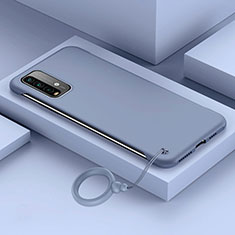 Handyhülle Hülle Hartschalen Kunststoff Schutzhülle Tasche Matt YK4 für Xiaomi Redmi Note 9 4G Lavendel Grau