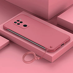 Handyhülle Hülle Hartschalen Kunststoff Schutzhülle Tasche Matt YK4 für Xiaomi Redmi Note 9 Rot