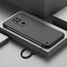 Handyhülle Hülle Hartschalen Kunststoff Schutzhülle Tasche Matt YK4 für Xiaomi Redmi Note 9 Schwarz