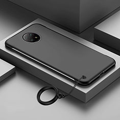Handyhülle Hülle Hartschalen Kunststoff Schutzhülle Tasche Matt YK4 für Xiaomi Redmi Note 9T 5G Schwarz
