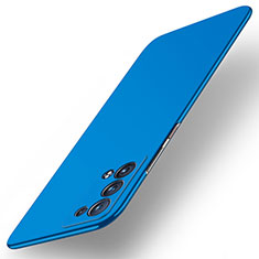 Handyhülle Hülle Hartschalen Kunststoff Schutzhülle Tasche Matt YK5 für Oppo Reno6 Pro 5G Blau