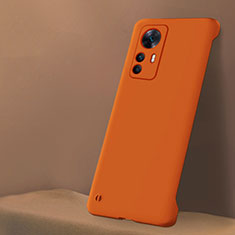 Handyhülle Hülle Hartschalen Kunststoff Schutzhülle Tasche Matt YK5 für Xiaomi Mi 12T Pro 5G Orange