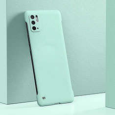 Handyhülle Hülle Hartschalen Kunststoff Schutzhülle Tasche Matt YK5 für Xiaomi Redmi Note 10 5G Cyan