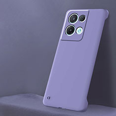 Handyhülle Hülle Hartschalen Kunststoff Schutzhülle Tasche Matt YK6 für Oppo Reno8 Pro 5G Violett