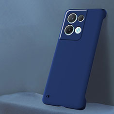 Handyhülle Hülle Hartschalen Kunststoff Schutzhülle Tasche Matt YK6 für Oppo Reno8 Pro+ Plus 5G Blau