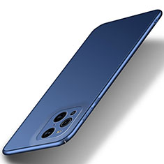 Handyhülle Hülle Hartschalen Kunststoff Schutzhülle Tasche Matt YK8 für Oppo Find X3 5G Blau