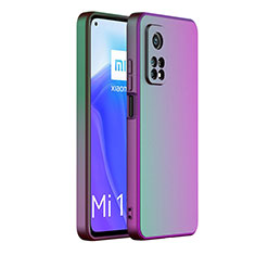 Handyhülle Hülle Hartschalen Kunststoff Schutzhülle Tasche Matt ZL1 für Xiaomi Mi 10T 5G Violett