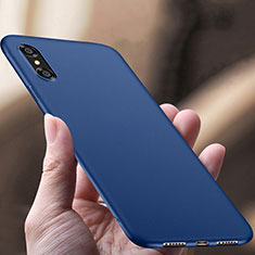 Handyhülle Hülle Kunststoff Schutzhülle Matt für Apple iPhone X Blau