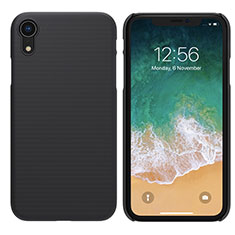 Handyhülle Hülle Kunststoff Schutzhülle Matt für Apple iPhone XR Schwarz