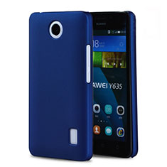 Handyhülle Hülle Kunststoff Schutzhülle Matt für Huawei Ascend Y635 Blau