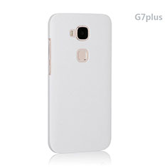 Handyhülle Hülle Kunststoff Schutzhülle Matt für Huawei G7 Plus Weiß