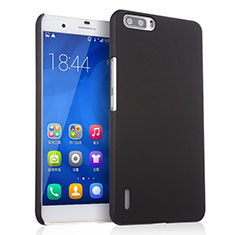 Handyhülle Hülle Kunststoff Schutzhülle Matt für Huawei Honor 6 Plus Schwarz