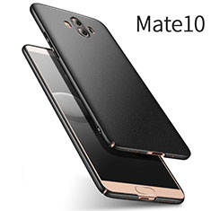 Handyhülle Hülle Kunststoff Schutzhülle Matt für Huawei Mate 10 Schwarz