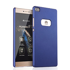 Handyhülle Hülle Kunststoff Schutzhülle Matt für Huawei P8 Blau
