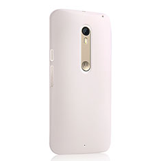Handyhülle Hülle Kunststoff Schutzhülle Matt für Motorola Moto X Style Weiß