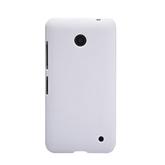 Handyhülle Hülle Kunststoff Schutzhülle Matt für Nokia Lumia 630 Weiß