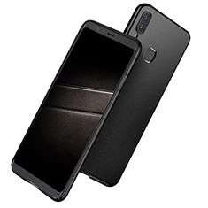 Handyhülle Hülle Kunststoff Schutzhülle Matt für Samsung Galaxy A8 Star Schwarz