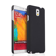 Handyhülle Hülle Kunststoff Schutzhülle Matt für Samsung Galaxy Note 3 N9000 Schwarz