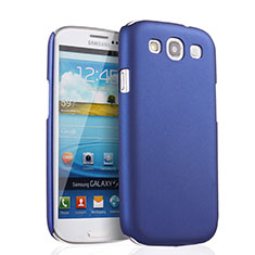 Handyhülle Hülle Kunststoff Schutzhülle Matt für Samsung Galaxy S3 4G i9305 Blau