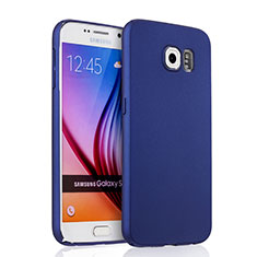 Handyhülle Hülle Kunststoff Schutzhülle Matt für Samsung Galaxy S6 Duos SM-G920F G9200 Blau