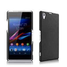 Handyhülle Hülle Kunststoff Schutzhülle Matt für Sony Xperia Z1 L39h Schwarz