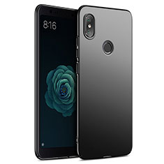 Handyhülle Hülle Kunststoff Schutzhülle Matt für Xiaomi Mi A2 Schwarz