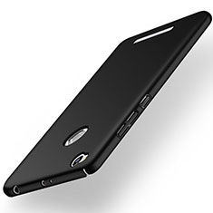 Handyhülle Hülle Kunststoff Schutzhülle Matt für Xiaomi Redmi 3 High Edition Schwarz