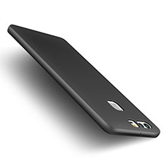Handyhülle Hülle Kunststoff Schutzhülle Matt M01 für Huawei P9 Schwarz