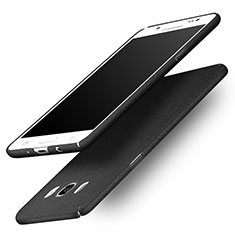 Handyhülle Hülle Kunststoff Schutzhülle Matt M01 für Samsung Galaxy J7 (2016) J710F J710FN Schwarz