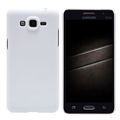 Handyhülle Hülle Kunststoff Schutzhülle Matt M02 für Samsung Galaxy Grand Prime SM-G530H Weiß
