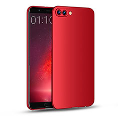 Handyhülle Hülle Kunststoff Schutzhülle Matt M04 für Huawei Honor View 10 Rot