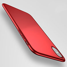 Handyhülle Hülle Kunststoff Schutzhülle Matt M06 für Apple iPhone Xs Max Rot
