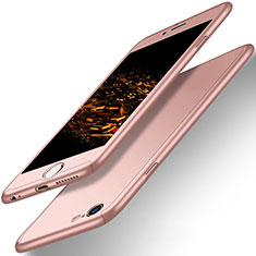 Handyhülle Hülle Kunststoff Schutzhülle Matt Vorder und Rückseite 360 Grad für Apple iPhone 6 Plus Rosegold