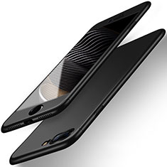 Handyhülle Hülle Kunststoff Schutzhülle Matt Vorder und Rückseite 360 Grad Q01 für Apple iPhone 7 Plus Schwarz