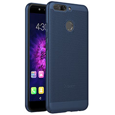 Handyhülle Hülle Kunststoff Schutzhülle Punkte Loch für Huawei Honor 8 Pro Blau