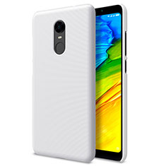 Handyhülle Hülle Kunststoff Schutzhülle Punkte Loch für Xiaomi Redmi Note 5 Indian Version Weiß