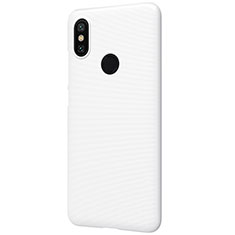 Handyhülle Hülle Kunststoff Schutzhülle Punkte Loch M01 für Xiaomi Mi A2 Weiß