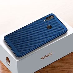 Handyhülle Hülle Kunststoff Schutzhülle Punkte Loch Tasche für Huawei Enjoy 9 Plus Blau