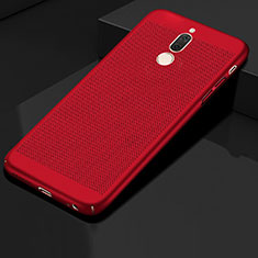 Handyhülle Hülle Kunststoff Schutzhülle Punkte Loch Tasche für Huawei G10 Rot