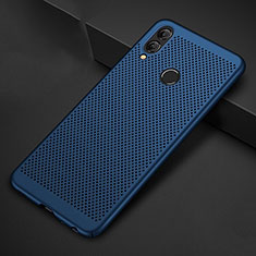 Handyhülle Hülle Kunststoff Schutzhülle Punkte Loch Tasche für Huawei Honor 8X Blau