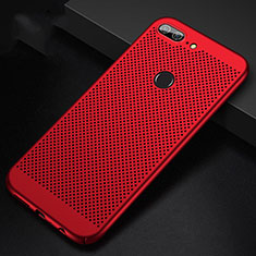 Handyhülle Hülle Kunststoff Schutzhülle Punkte Loch Tasche für Huawei Honor 9 Lite Rot