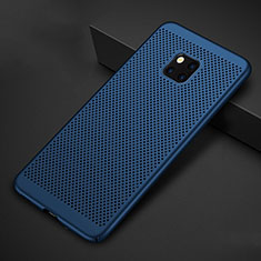 Handyhülle Hülle Kunststoff Schutzhülle Punkte Loch Tasche für Huawei Mate 20 Pro Blau